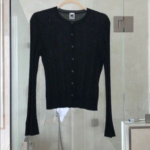 NWT. Authentic. Missoni black cardigan. Size 48